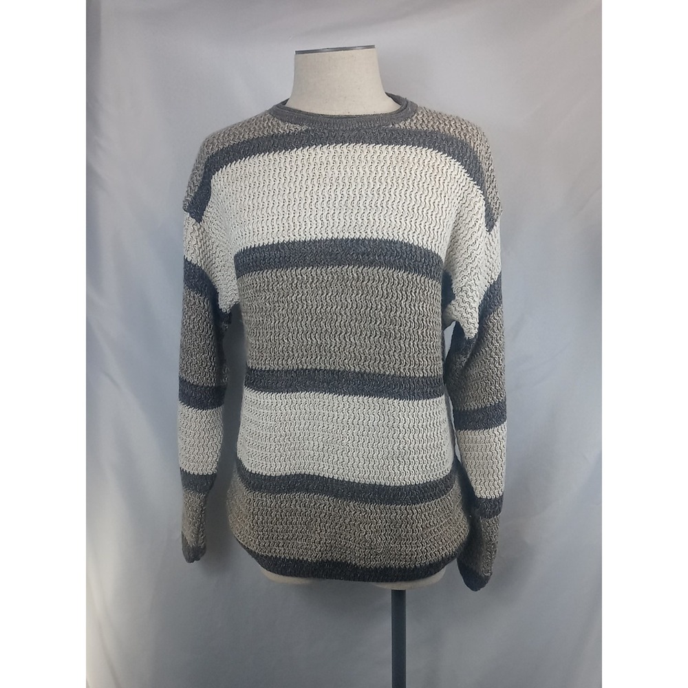 Vintage Fluid International Sweater‎ Men's Size Medium 90s Fashion Knit Sweater